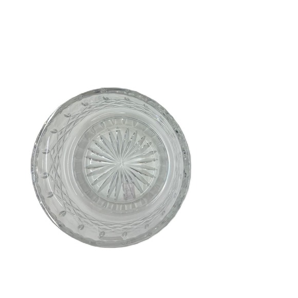 Vintage Violetta Poland Vase Hand Cut 24% Lead Hand Cut Crystal Bowl - Picture 2 of 10